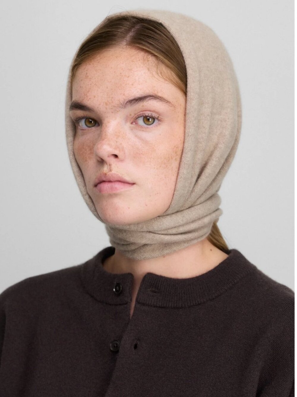 EXTREME CASHMERE Bandana cashmere-blend scarf